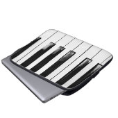 Antique Piano Keys Laptopschutzhülle (Vorne Knopf)