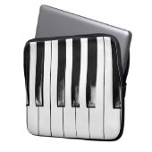Antique Piano Keys Laptopschutzhülle (Vorderseite Links)