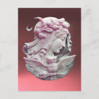 ANTIQUE PINK CAMEO, MOONLADY OF NIGHT with OWT