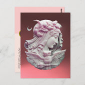 ANTIQUE PINK CAMEO, MOONLADY OF NIGHT with OWT Postkarte (Vorne/Hinten)