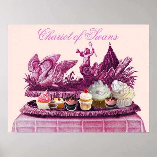 ANTIQUE PINK CHARIOT VON SCHWANKEN UND KUPKAK POSTER (Vorne)