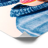 ANTIQUE PINK CHARIOT VON SCHWANKEN UND KUPKAK POSTER (Ecke)