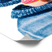 ANTIQUE PINK CHARIOT VON SCHWANKEN UND KUPKAK POSTER (Ecke)