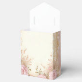 Antique Pink Roses Vielen Dank Geschenkschachtel (Geöffnet)