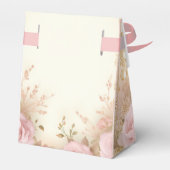 Antique Pink Roses Vielen Dank Geschenkschachtel (Rückseite)