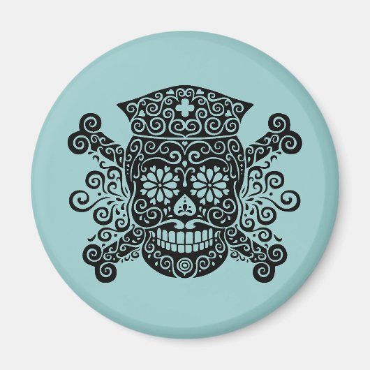 Antique Pirate Nurse Magnet (Vorne)