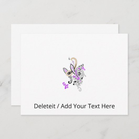 Antique Postcards Artsy Business | Holiday Cards Postkarte (Vorne/Hinten)