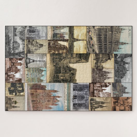 ANTIQUE POSTCARDS CIRCA 1905-1915 EUROPA PUZZLE (Horizontal)