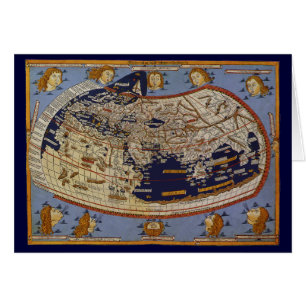 Antique Ptolemaic World Map, Johannes von Arnsheim