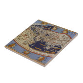 Antique Ptolemaic World Map, Johannes von Arnsheim Fliese (Seite)