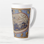 Antique Ptolemaic World Map, Johannes von Arnsheim Milchtasse (Rechte Ecke)