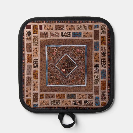 Antique Quilt Pot Holder Topflappen (Vorderseite)