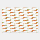 Antique Red Christmas Telefone Geschenk Geschenkpapier Set (Vorderseite 2)