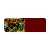 Antique Red Tractor Rustic Barn (Vorne)