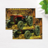 Antique Red Tractor Rustic Barn (Schreibtisch)