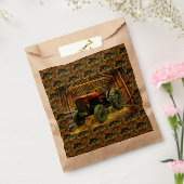 Antique Red Tractor Rustic Barn Geschenktütchen (Versiegelt)