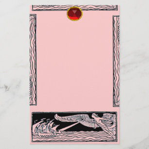 ANTIQUE REISE RUBY, rosa Briefpapier