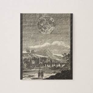 Antique Renaissance-Epoche Mond von Allain Mallet Puzzle