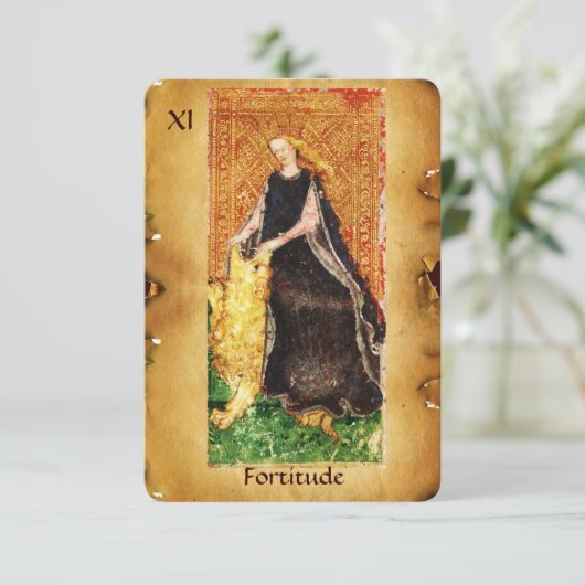 ANTIQUE RENAISSANCE STARTET DAS FORTITUDE- ANKÜNDIGUNG (Stehend Vorderseite)