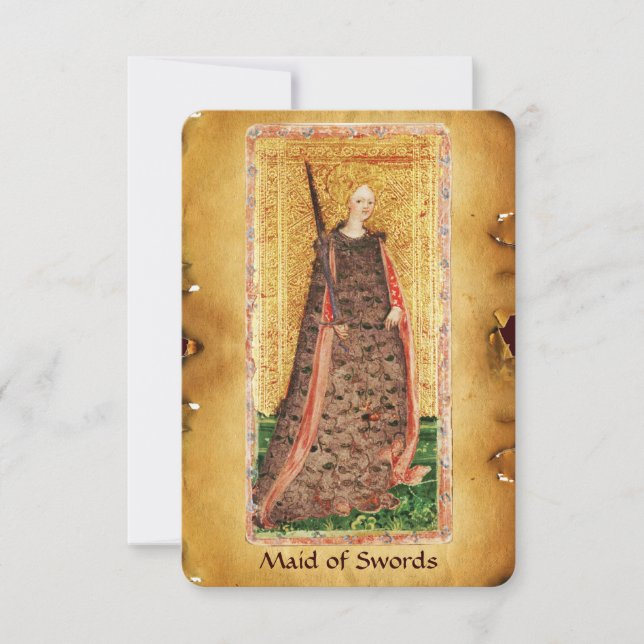 ANTIQUE RENAISSANCE-TAROTEN / HAUPTSTADT VON SCHWE (Vorderseite)