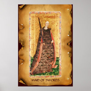 ANTIQUE RENAISSANCE-TAROTEN / HAUPTSTADT VON SCHWE POSTER