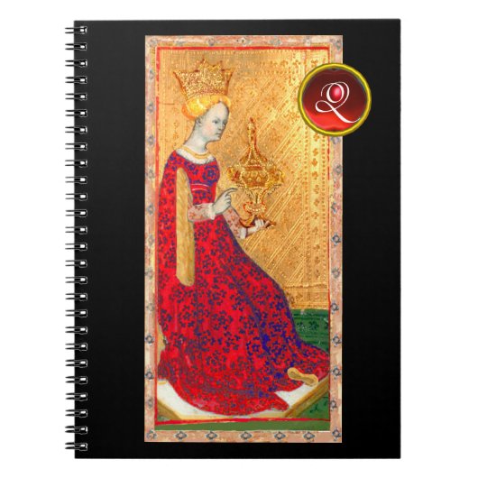 ANTIQUE RENAISSANCE-TAROTEN /KÖNIGKEIT DES KUPPENM NOTIZBLOCK (Vorderseite)