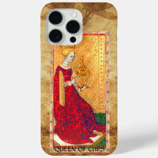 ANTIQUE RENAISSANCE-TAROTEN / KUPPENQUEEN Case-Mate iPhone HÜLLE (Rückseite)