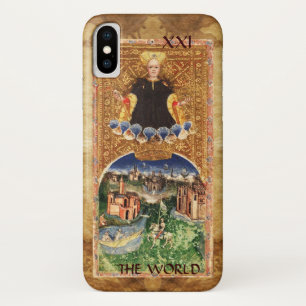 ANTIQUE RENAISSANCE TAROTKARTEN 21 / DIE WELT Case-Mate iPhone HÜLLE