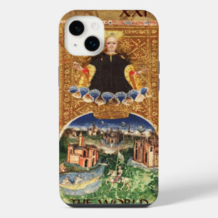ANTIQUE RENAISSANCE TAROTKARTEN 21 / DIE WELT iPhone HÜLLE