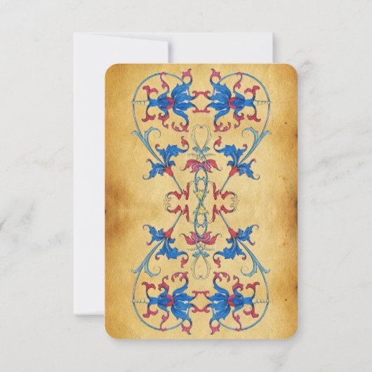 ANTIQUE RENAISSANCE TAROTS 10/RÄDER VON FORTUNE ANKÜNDIGUNG (Rückseite)