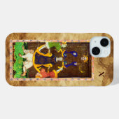 ANTIQUE RENAISSANCE TAROTS 10 / RÄDER VON FORTUNE Case-Mate iPhone HÜLLE (Rückseite (Horizontal))