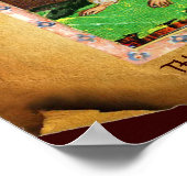 ANTIQUE RENAISSANCE TAROTS 10/RÄDER VON FORTUNE POSTER (Ecke)