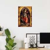 ANTIQUE RENAISSANCE TAROTS 11/GEFÖRDERTES Pergamen Poster (Heimbüro)