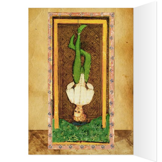 ANTIQUE RENAISSANCE TAROTS 12 / DER HANGTE MANN (Innen (Links))