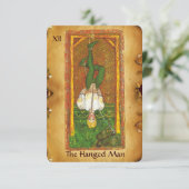 ANTIQUE RENAISSANCE TAROTS 12 / DER HANGTE MANN ANKÜNDIGUNG (Stehend Vorderseite)