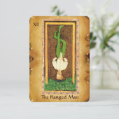 ANTIQUE RENAISSANCE TAROTS 12 / DER HANGTE MANN ANKÜNDIGUNG (Stehend Vorderseite)
