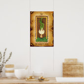 ANTIQUE RENAISSANCE TAROTS 12 / DER HANGTE MANN POSTER (Küche)