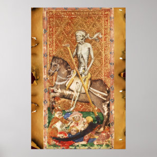 ANTIQUE RENAISSANCE TAROTS 13 / TOD POSTER