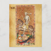 ANTIQUE RENAISSANCE TAROTS 13 / TOD POSTKARTE (Vorderseite)