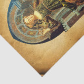 ANTIQUE RENAISSANCE TAROTS 14 TEMPERANCE-Perchment Seidenpapier (Ausschnitt)