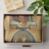 ANTIQUE RENAISSANCE TAROTS 14 TEMPERANCE-Perchment Seidenpapier (Geschenk)