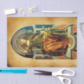 ANTIQUE RENAISSANCE TAROTS 14 TEMPERANCE-Perchment Seidenpapier (Handwerk)