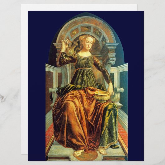 ANTIQUE RENAISSANCE TAROTS 14/TEMPERANZ (Vorne/Hinten)