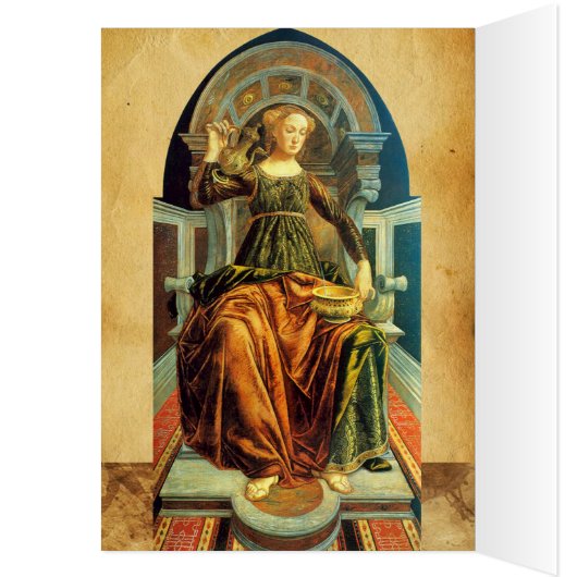 ANTIQUE RENAISSANCE TAROTS 14/TEMPERANZ (Innen (Links))