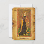 ANTIQUE RENAISSANCE TAROTS 14/TEMPERANZ ANKÜNDIGUNG (Vorderseite)
