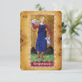 ANTIQUE RENAISSANCE TAROTS 14/TEMPERANZ ANKÜNDIGUNG (Stehend Vorderseite)