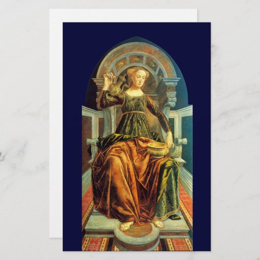 ANTIQUE RENAISSANCE TAROTS 14/TEMPERANZ BRIEFPAPIER (Vorne/Hinten)