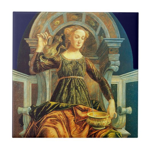 ANTIQUE RENAISSANCE TAROTS 14/TEMPERANZ FLIESE (Vorderseite)