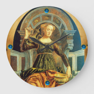 ANTIQUE RENAISSANCE TAROTS 14/TEMPERANZ GROßE WANDUHR