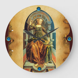 ANTIQUE RENAISSANCE TAROTS 14/TEMPERANZ GROßE WANDUHR